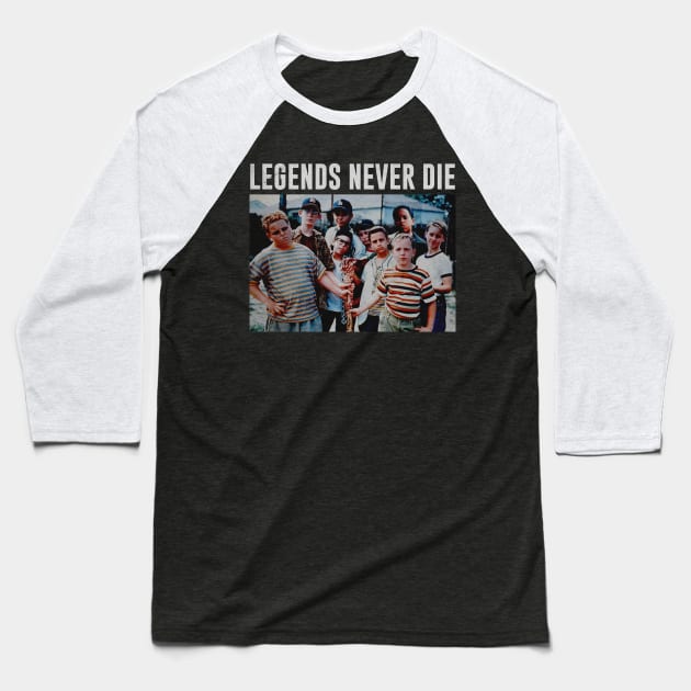 Legends Never Die - The Sandlot Baseball T-Shirt by Sal.Priadi